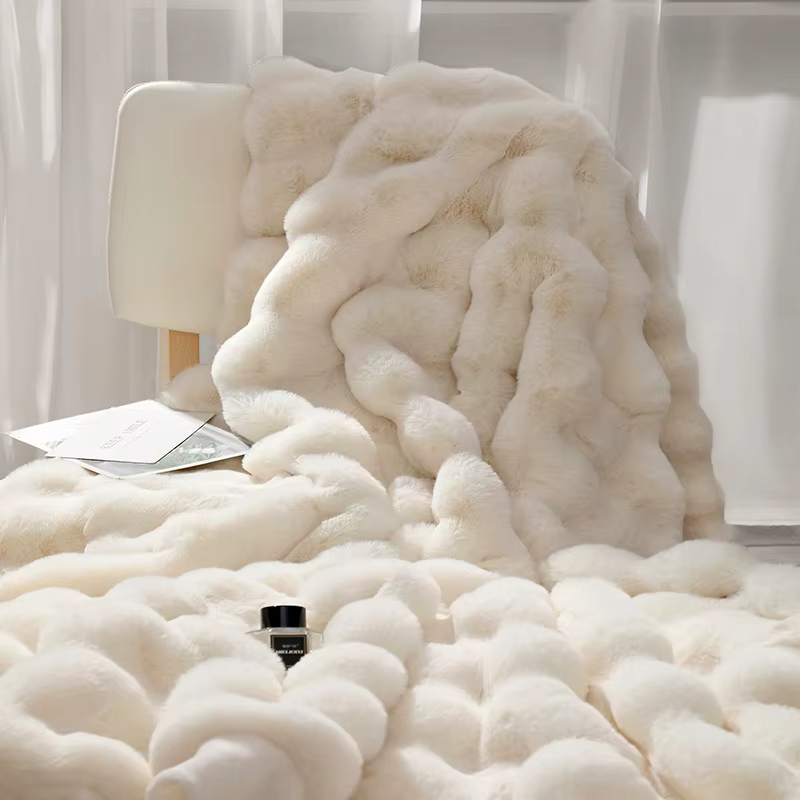 Bubble Mink Throw