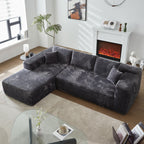 Corduroy L-Shape Sectional - Standard