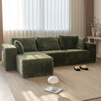 Corduroy L-Shape Sectional - Standard